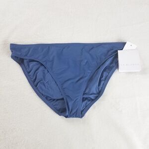 La Blanca Island Goddess Blue Solid Hipster Bikini Bottoms